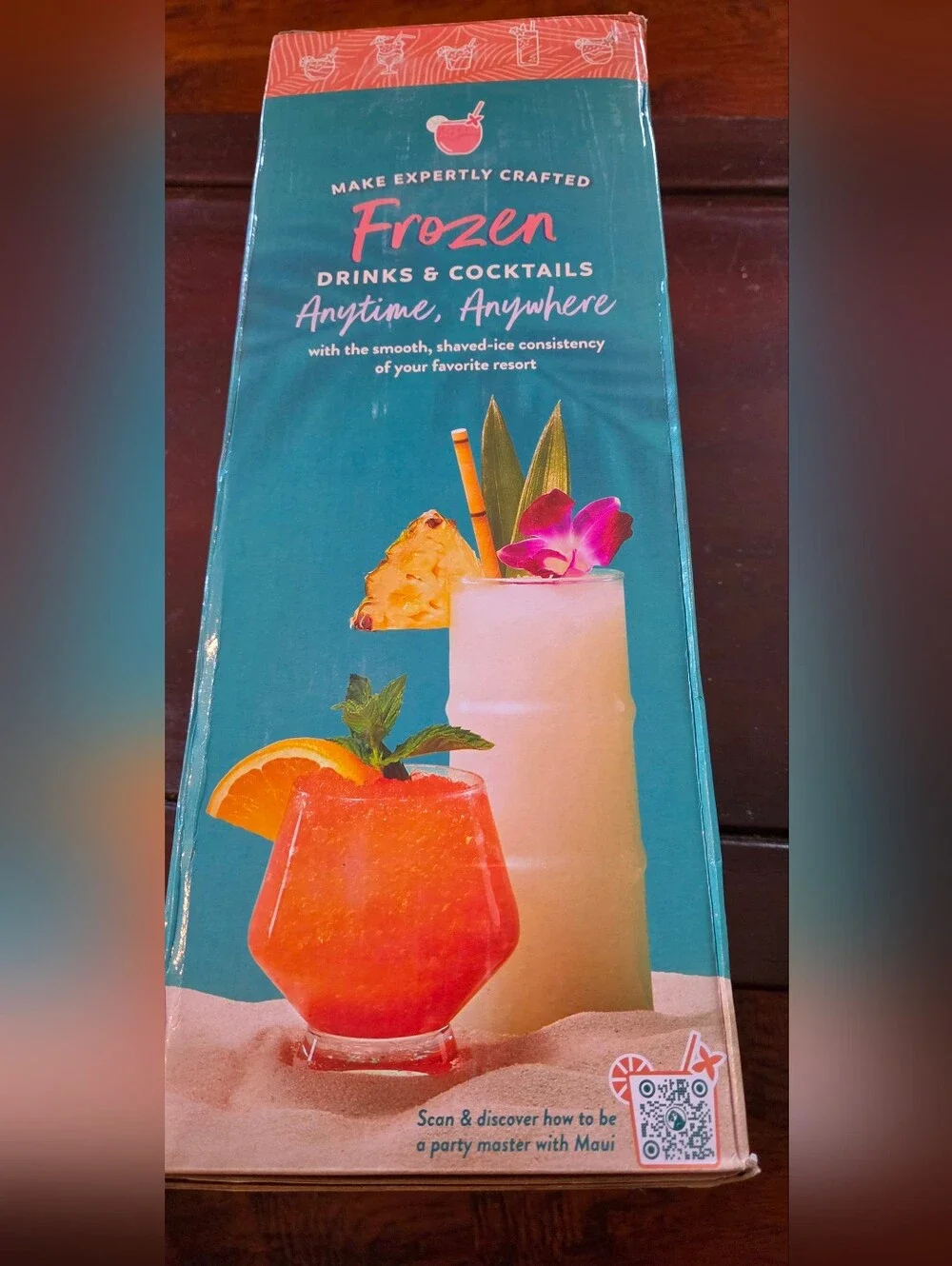 Margaritaville Maui On-the-Go Frozen Concoction Maker in Teal and Coral